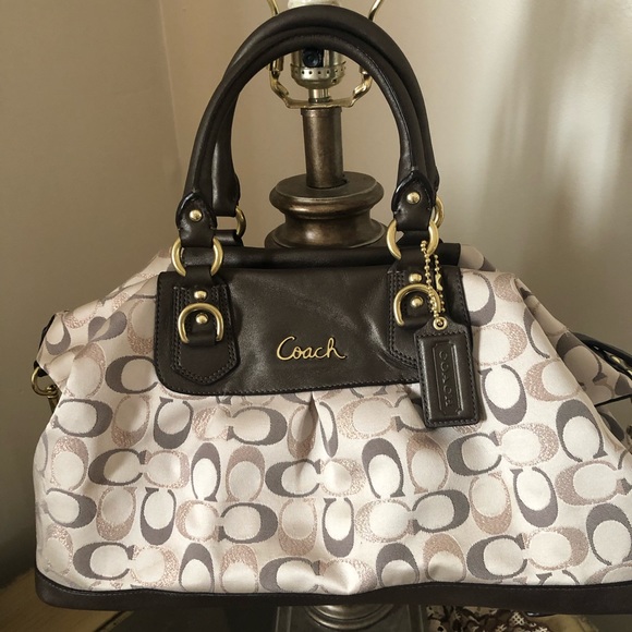 Coach Handbags - Coach Ashley Signature Satchel
